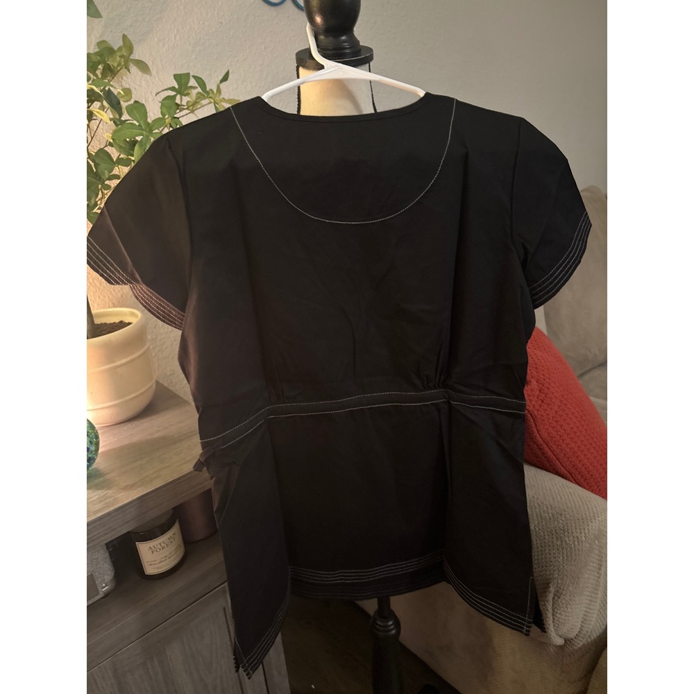 Koi NWOT black scrub top Small - Picture 2 of 3